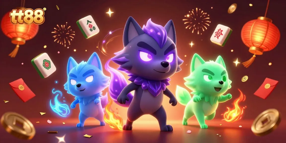 Explore the thrilling world of tt88 gaming with spectral wolves and dynamic casino elements.