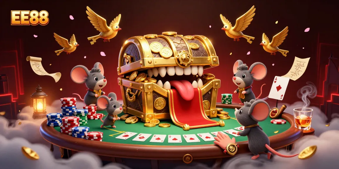 Engage and win at EE88 casino with an enticing scene of adventure and riches.