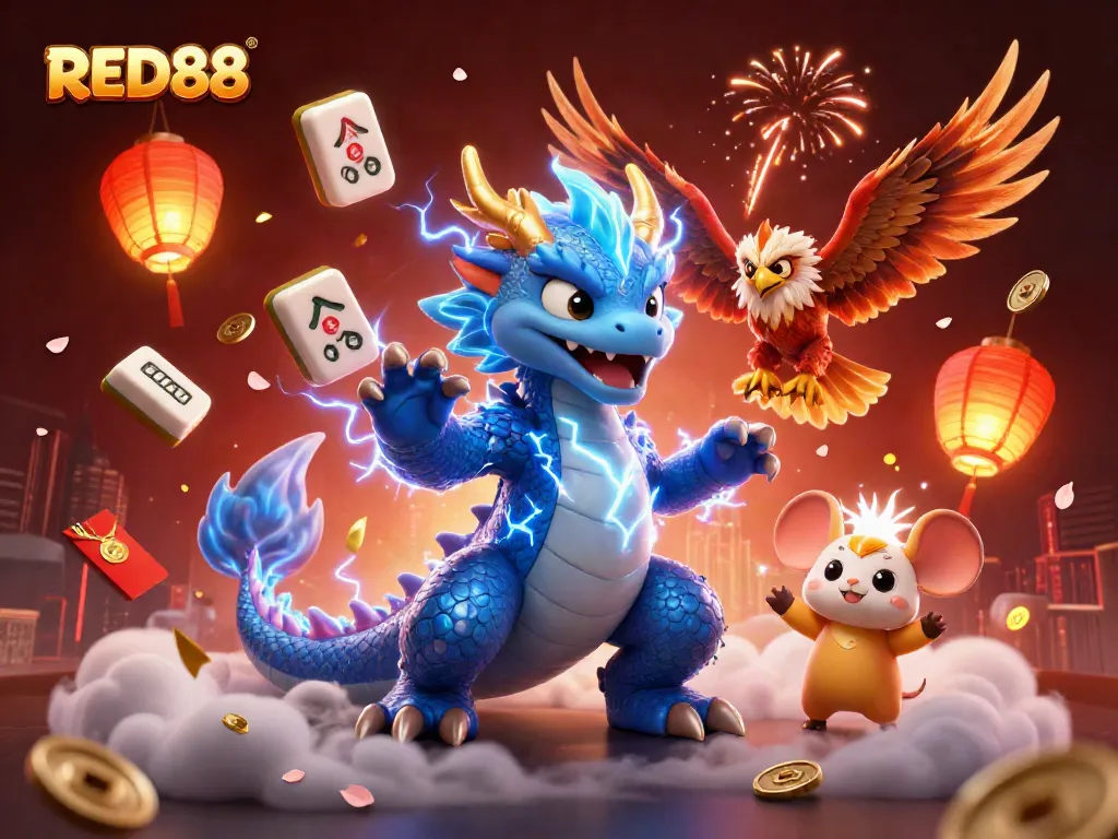 Experience winning thrills at RED88 with engaging 3D gaming and vibrant casino elements.
