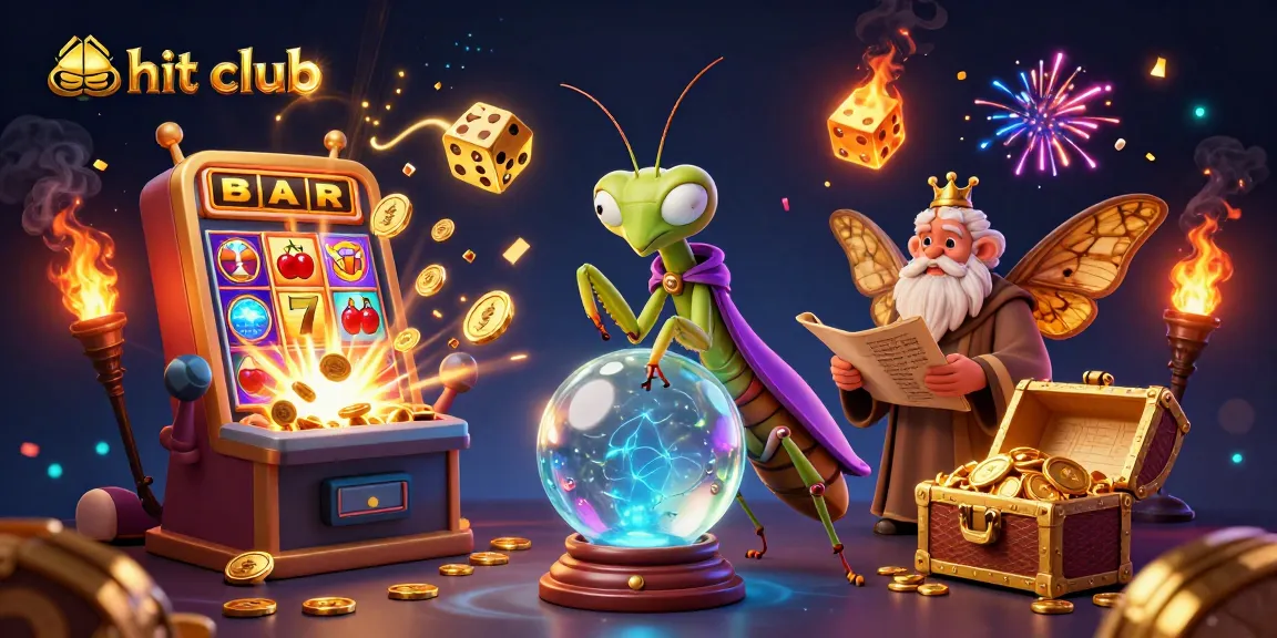 Experience the excitement of hit club casino gaming with vibrant characters and jackpot elements.