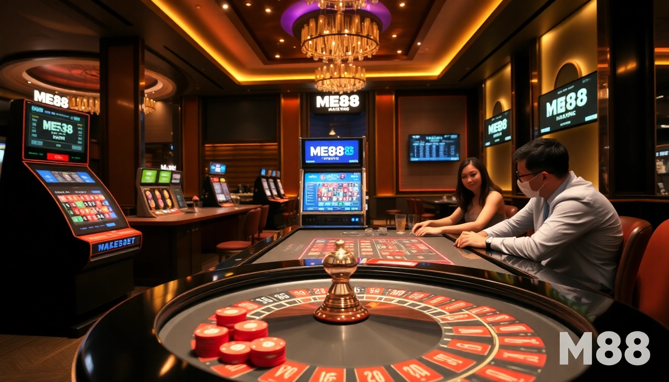 Experience thrilling casino action at https://me88.in.net/ with vibrant games and passionate players.