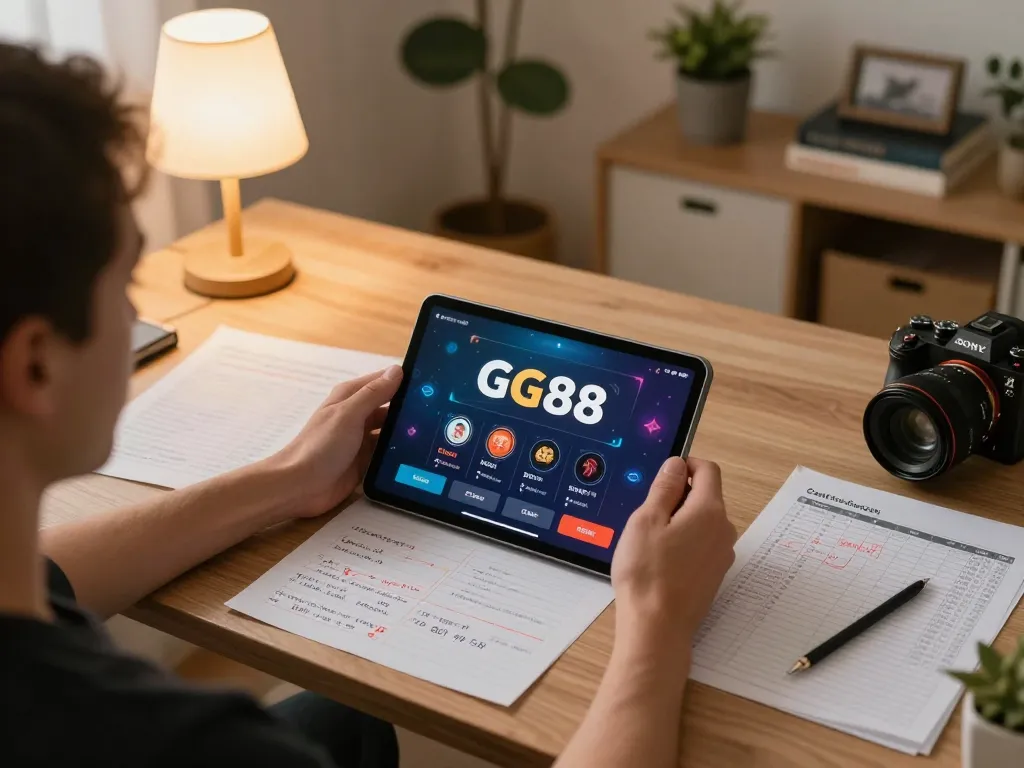 Experience exciting gameplay on the GG88 app while enjoying a cozy home atmosphere