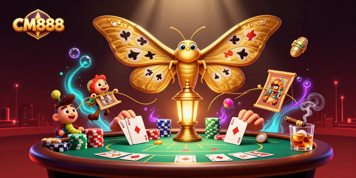 Immerse in the vibrant world of CM888 casino games with exciting poker elements and dynamic visuals.