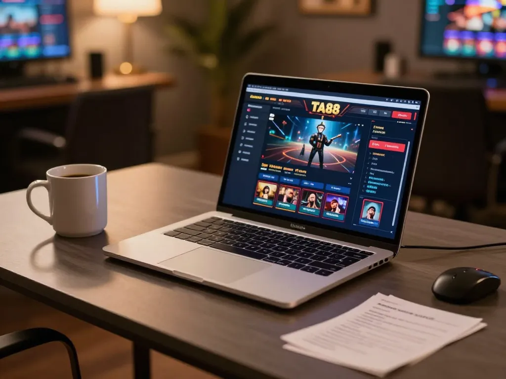 Explore strategic online betting at https://ta88pro.com/ in a cozy gaming setup.