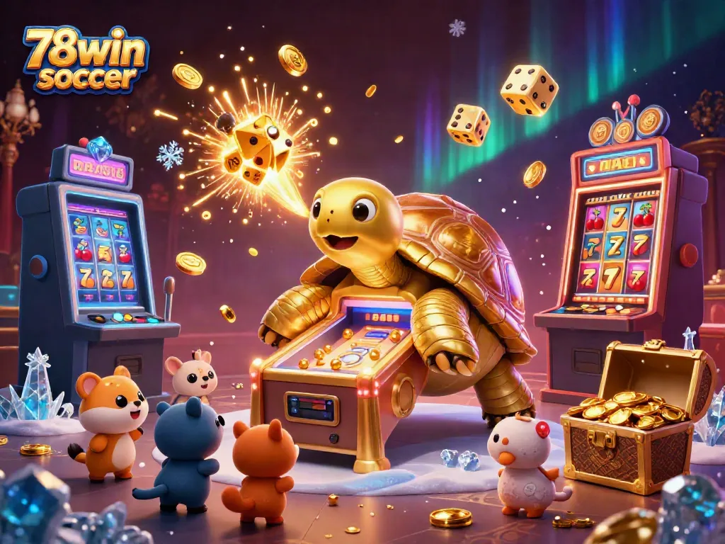 Experience thrilling fun at 78win soccer with a vibrant casino scene bursting with excitement and jackpots.