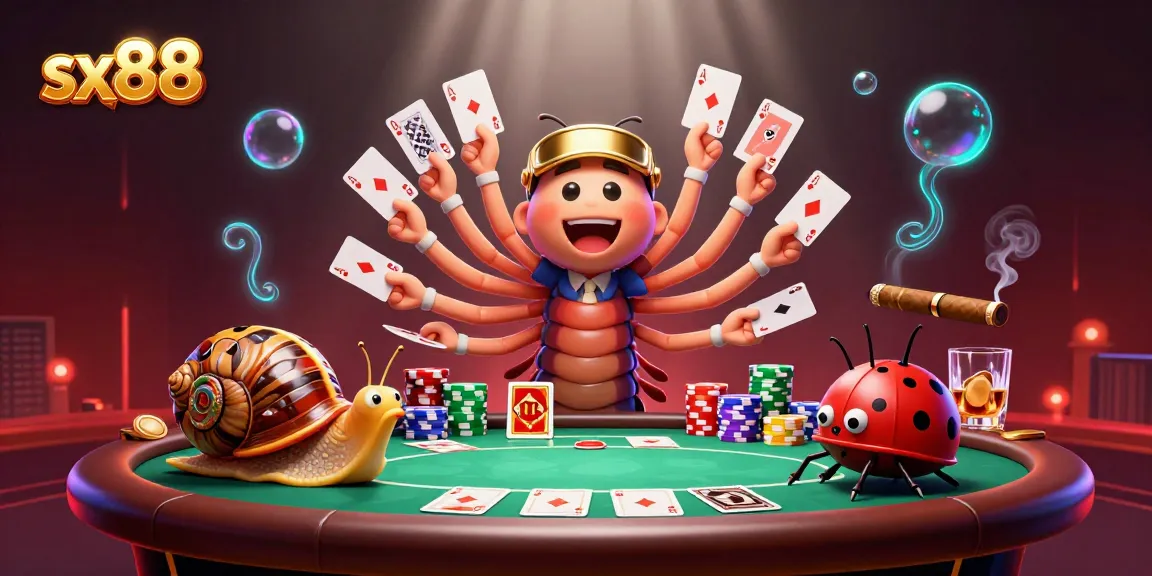 Experience thrilling gameplay at sx88 with our vibrant casino scene featuring animated characters and dynamic elements.