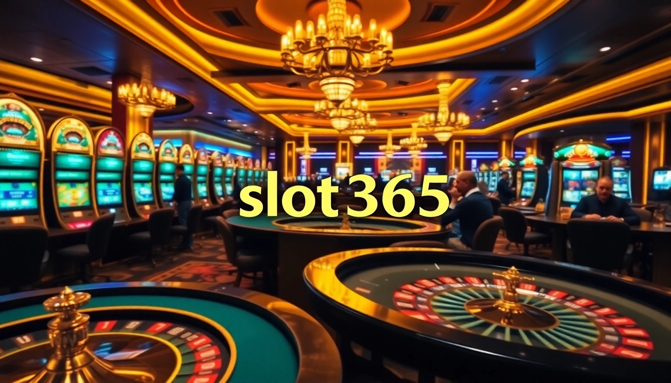 Experience the excitement of slot 365 at luxury casino tables filled with vibrant games.
