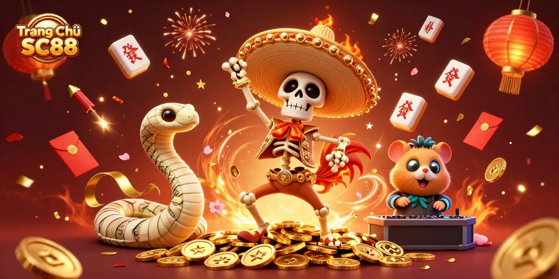 Engage in exciting gameplay at Trang Chủ SC88 featuring vibrant characters amidst a lively casino scene.